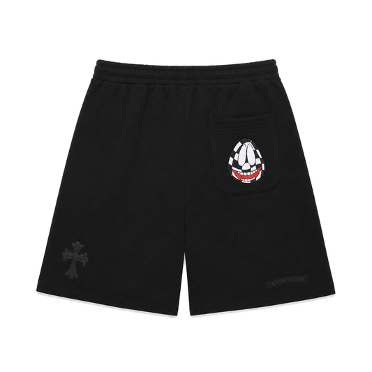 BLACK MATTY BOY PATCH SHORTS back