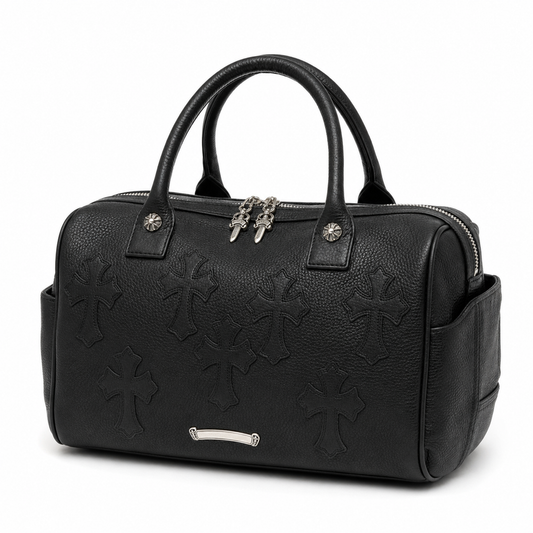 Chrome Hearts Gym Bag #3 Cemetery Cross Patch Small front view