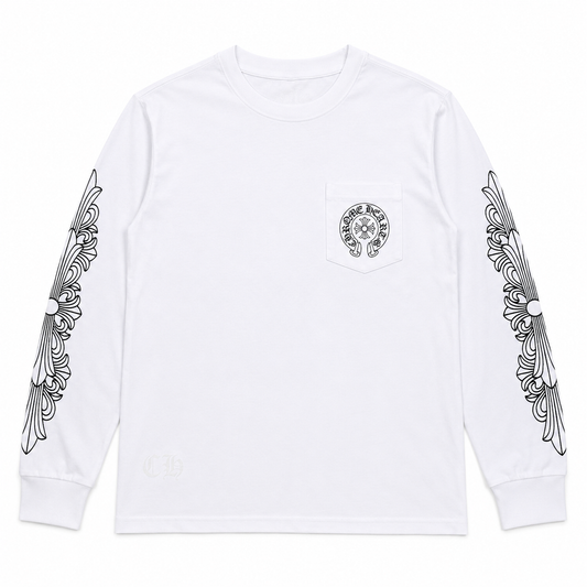 WHITE GOTHIC LONGSLEEVE product image 1