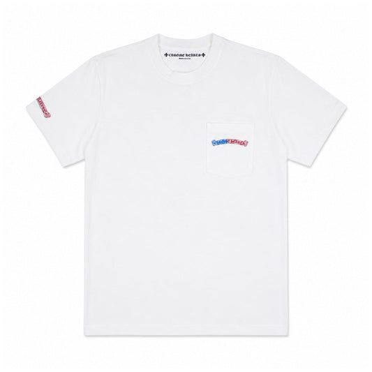 WHITE MATTY BOY AMERICA TEE — front view